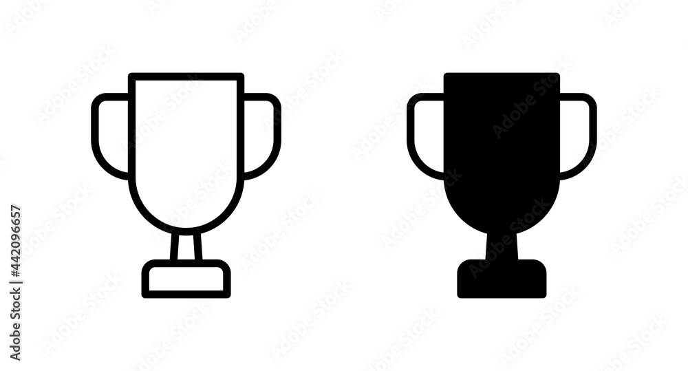 Poster trophy icon vector for web, computer and mobile app