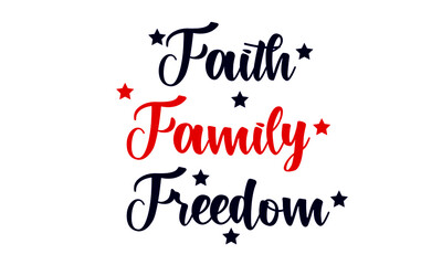 Happy 4th of July USA Independence Day Greeting Card Design