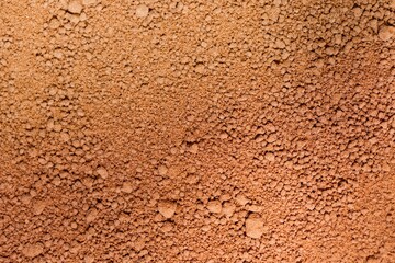 Cocoa powder as background texture