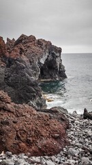 The landscape of Pico Island in the Azores