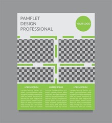 minimalist and unique flyer design