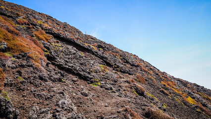 The landscape of Pico Island in the Azores