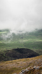 The landscape of Pico Island in the Azores
