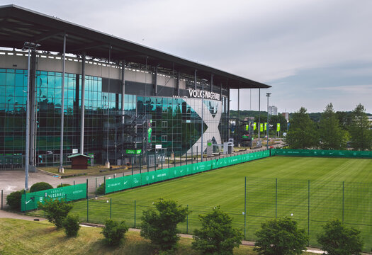 Volkswagen Arena In Wolfsburg, Germany - June 2021