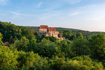 Fototapeta premium The castle of Tannenburg at Nentershausen in Hesse