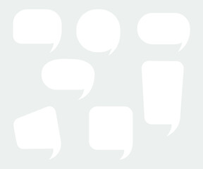 white cloud message sign set