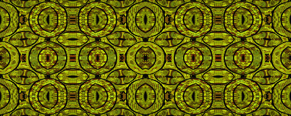 Colorful African fabric - Seamless and textured pattern, illustration 