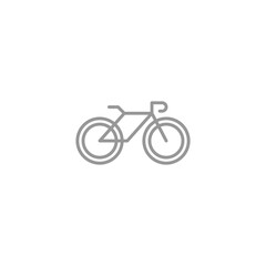 bicycle icon isolated on white background