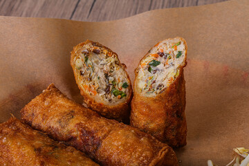 Vietnam cuisine - nem roll with chicken