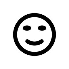Happy smile icon