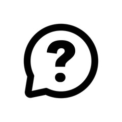 Question bubble icon