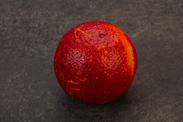 Red sweet orange over background