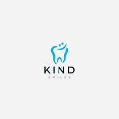 dental kind smile logo healthy