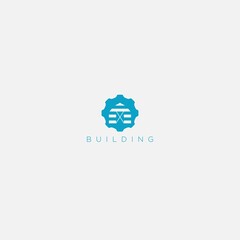Fototapeta premium barn logo simple agriculture