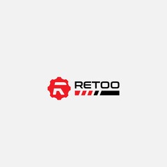abstract letter R for retoo logo