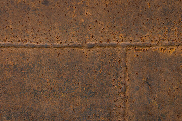 Grunge rusted metal texture, rust and oxidized metal background. Old metal iron panel
