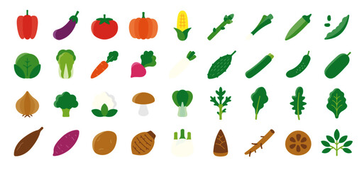 Vegetable Icon Set