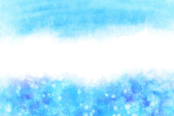 空 雲 青 水彩 ベクター 背景