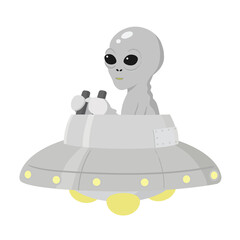 UFOを操縦する宇宙人