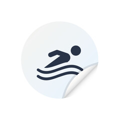 Swimming - Sticker