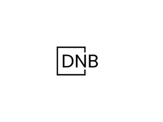 Obraz premium DNB letter initial logo design vector illustration