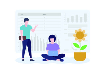 Working People Illustration