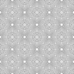 Vector pattern with symmetrical elements . Modern stylish abstract texture. Repeating geometric tiles from 

striped elements.Black and white pattern.