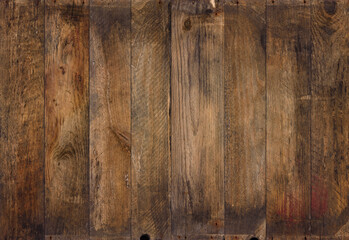 Vintage wood background texture. Old weathered rough planks, evenly sharp and detailed backdrop.