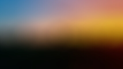 The sun began to shine in the morning golden yellow on the horizon. clear according to the laws of nature that gave life to the light in the existence of the species There are white and gray clouds cl