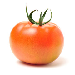 fresh tomato isolated on white background