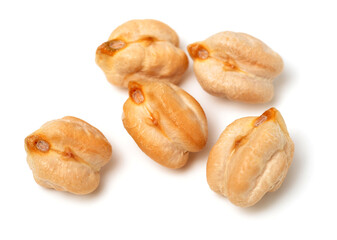 Chickpeas isolated on a white background