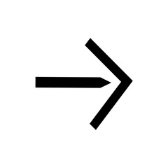 Arrow vector.
Black vector arrow icon isolated on white background.