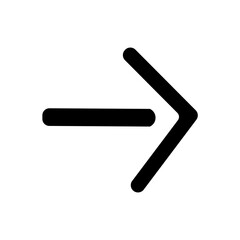 Arrow vector.
Black vector arrow icon isolated on white background.