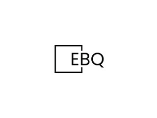 EBQ Letter Initial Logo Design Vector Illustration