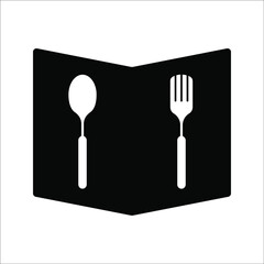 Restaurant icons isolated on white Background. color editable
