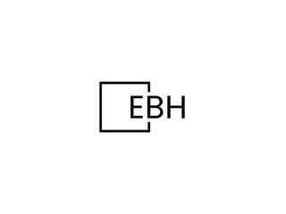 EBH Letter Initial Logo Design Vector Illustration
