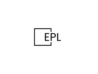 EPL Letter Initial Logo Design Vector Illustration