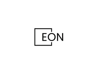 EON Letter Initial Logo Design Vector Illustration