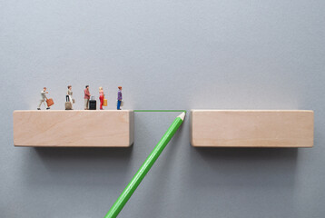 Travel restrictions concept