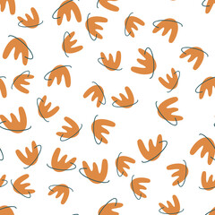 Abstract geometric, natural shapes in a minimalistic Scandinavian style.