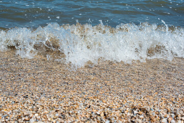 waves on the sea beach
