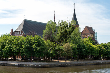 KALININGRAD, RUSSIA-JUNE 5, 2021: The Cathedral.