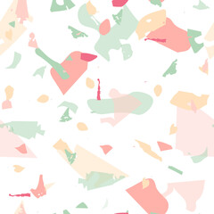 Terrazzo seamless pattern. Modern classic