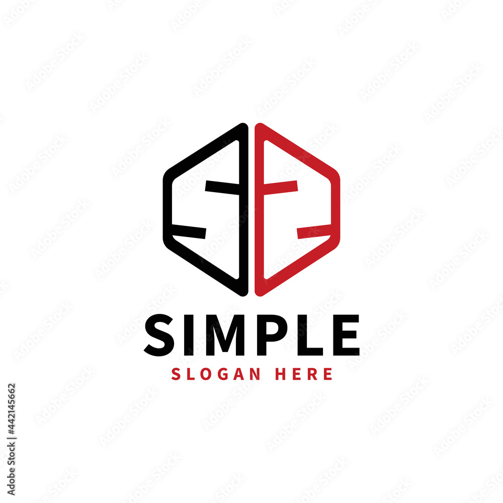 Canvas Prints initial s logo template design vector , icon illustration