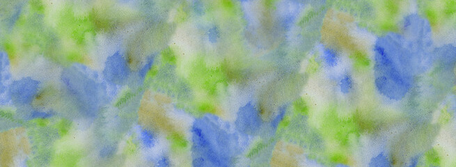 Colorful wet watercolor painting with distressed texture, abstract background design