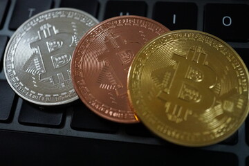 仮想通貨/ビットコインとキーボード（日本円）, Crypto Currency/Bitcoin, JPY