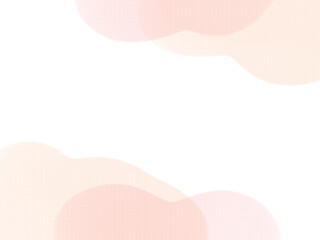 背景素材：水彩風　雲形模様の背景