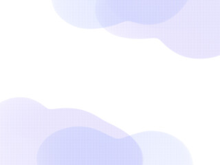 背景素材：水彩風　雲形模様の背景