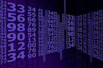 Number Text pattern texture background wallpaper