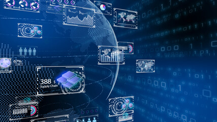デジタル営業　在宅勤務　テレワーク　IoTによる大都市のデジタル化 背景画像のイメージ